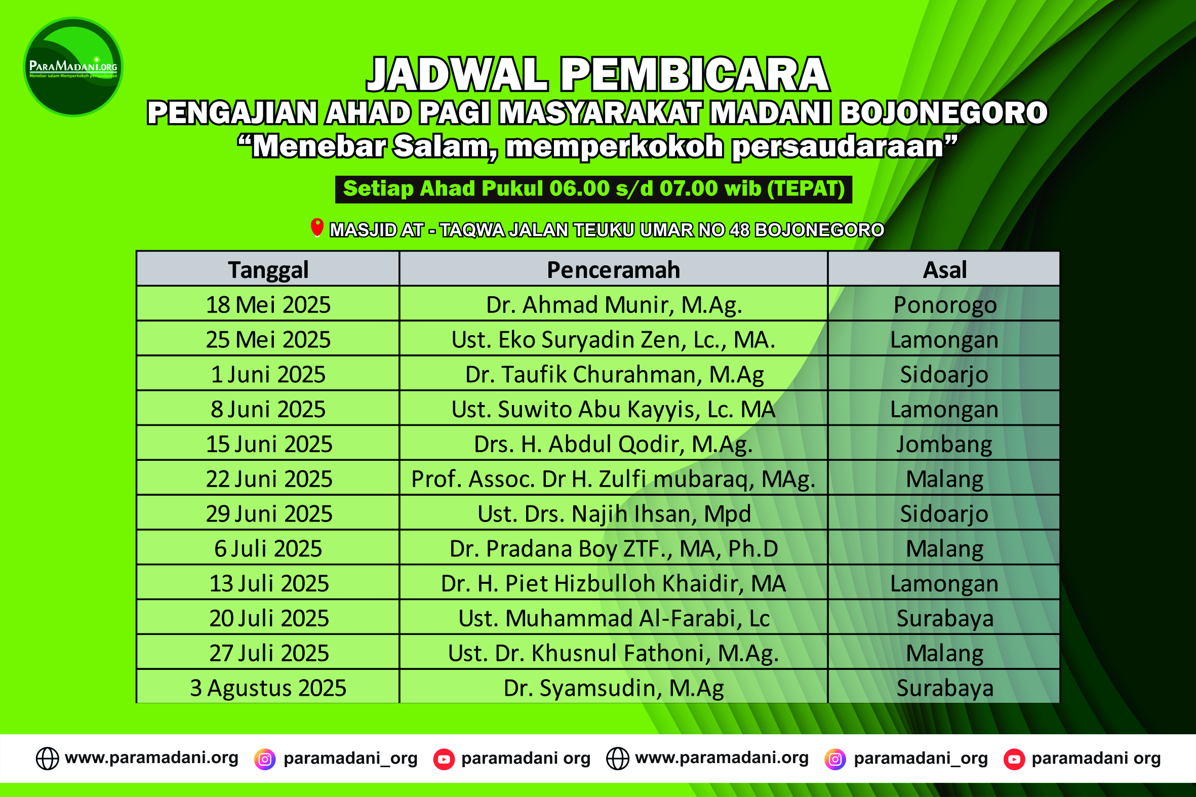 Banner Penceramah